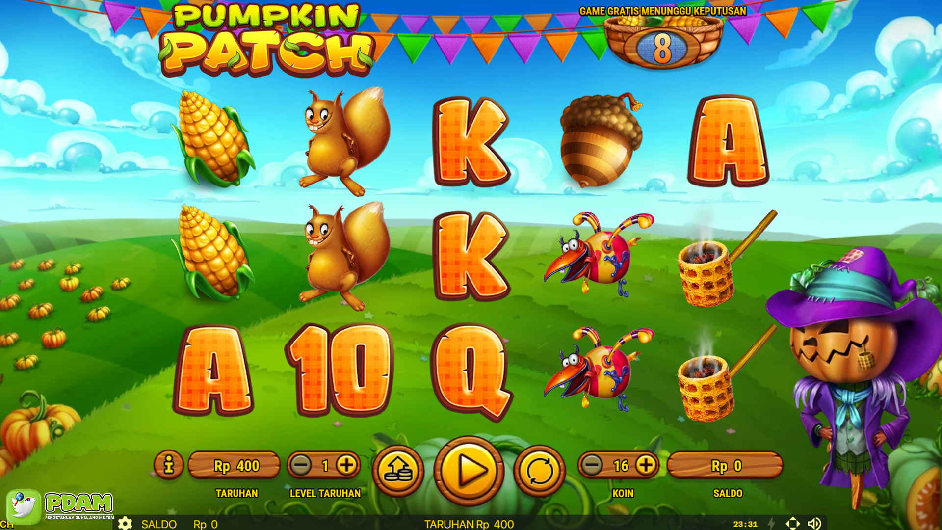 Jackpot Instan Gacor dengan Pola Scatter di Pumpkin Patch