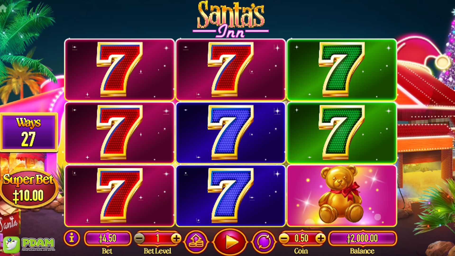 Agen Slot Online Dihujani Melimpah Hadiah dari Santa's Inn