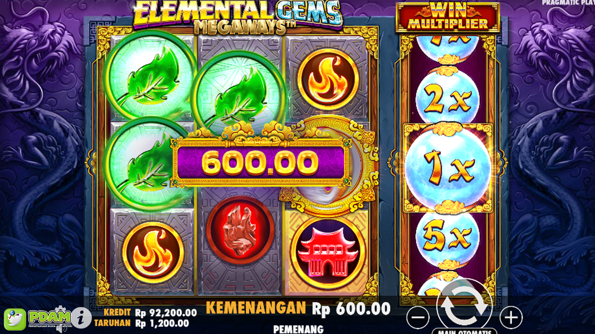 Slot Gacor di Ruby8000 Profit? Coba Elemental Gems Megaways