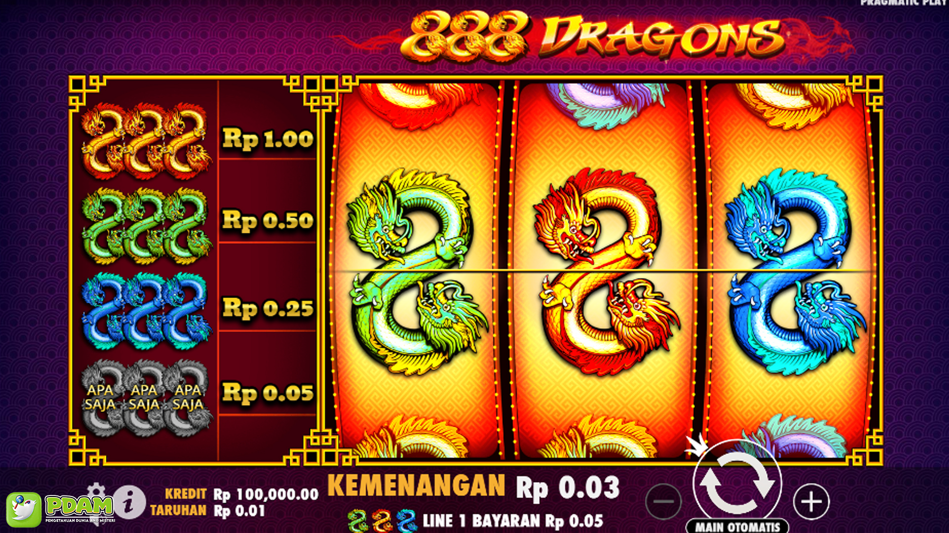 Rtp Tinggi Jadi Alasan 888 Dragons Penuh Kejutan Tiap Putaran