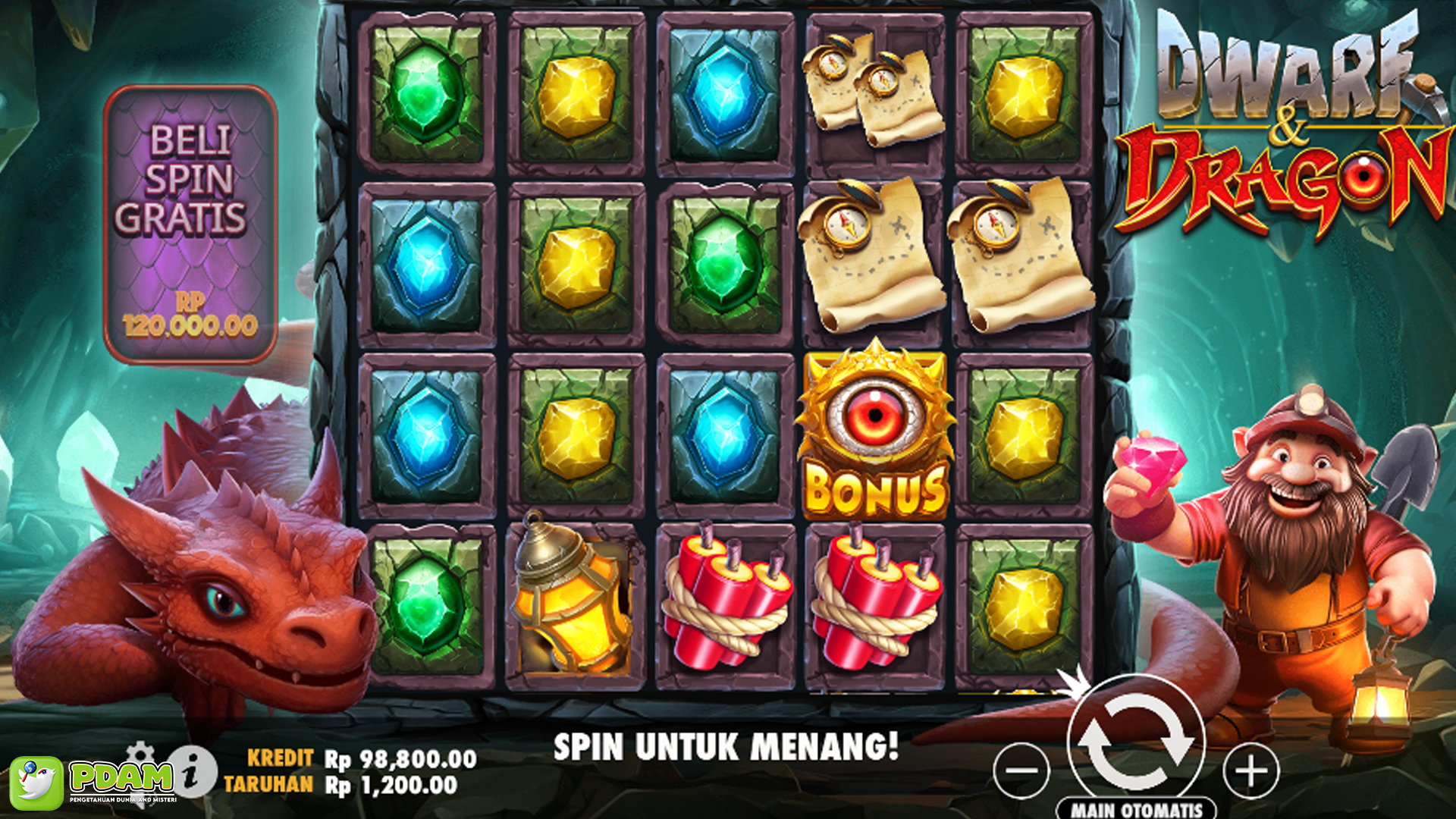 Bonus Melimpah! Dwarf & Dragon di Ruby8000 Akses Login VIP