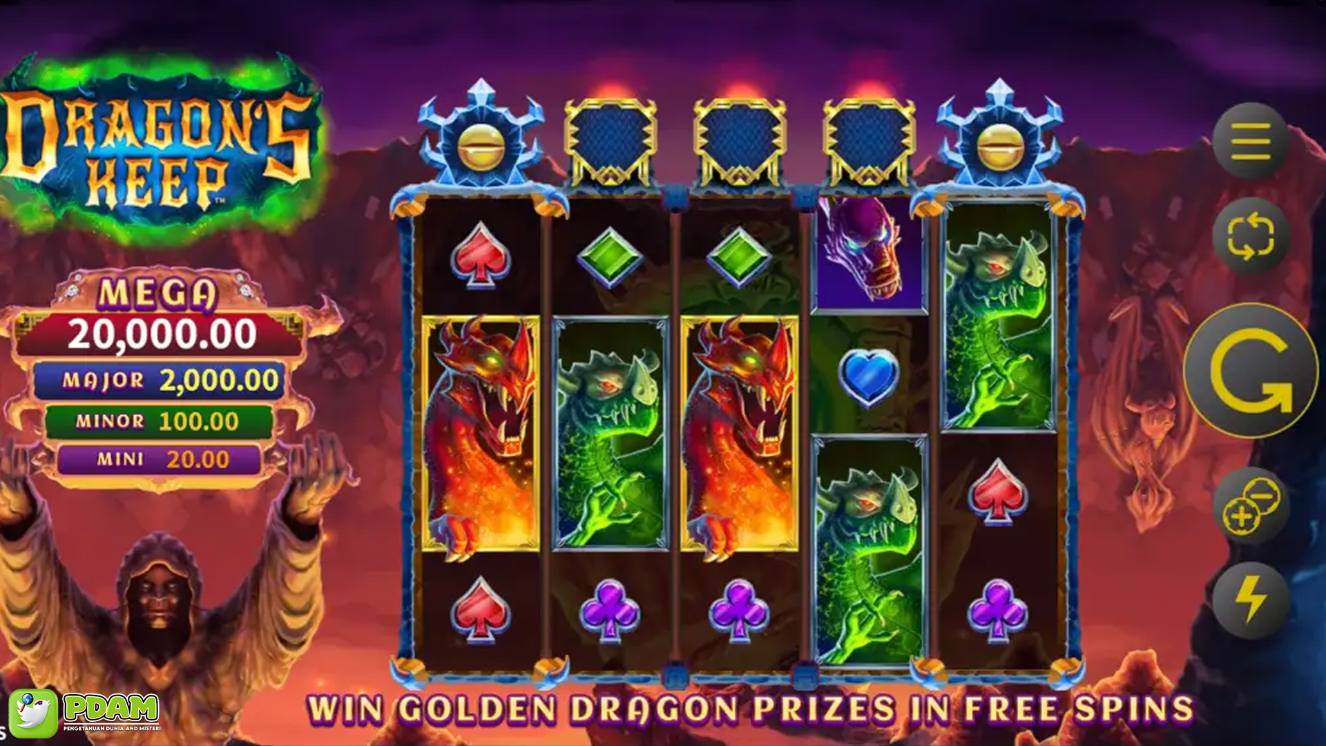 Slot Online Dragon's Keep dengan 5 Aspek Grafis Terbaik